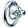CockLock Cage de chasteté en métal avec Plug d'urètre Hexy 3 x 3.3cm
